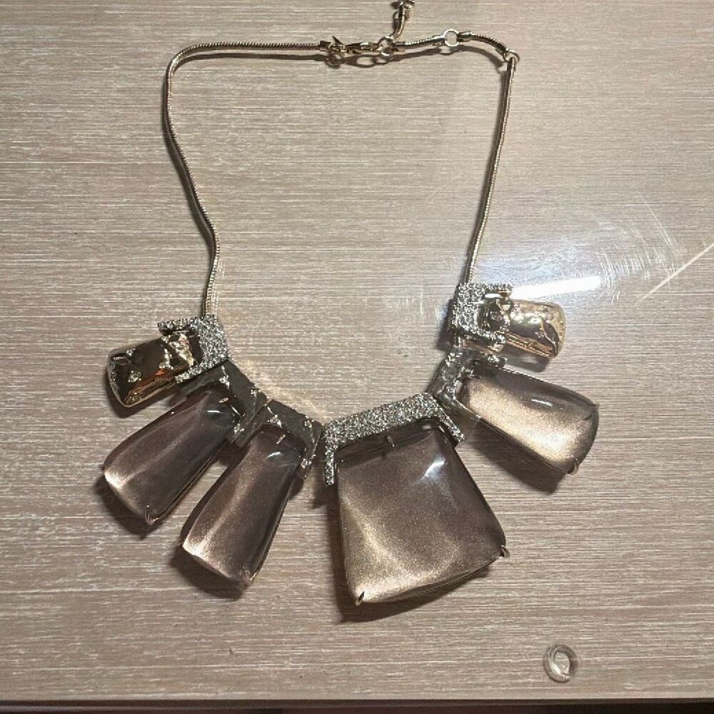 Alexis Bittar Lucite Swarovski Necklace